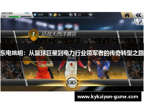 东电姚明：从篮球巨星到电力行业领军者的传奇转型之路